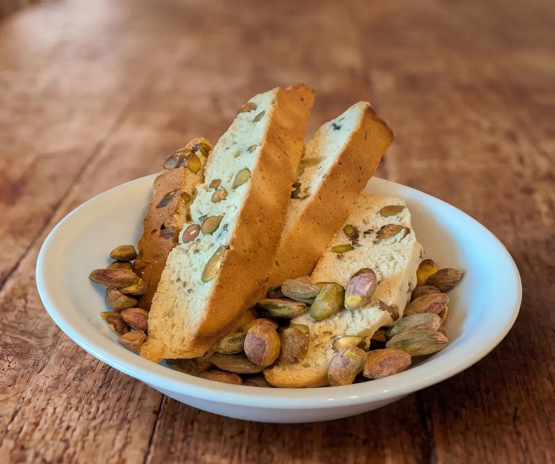 Pistachio Anise Biscotti